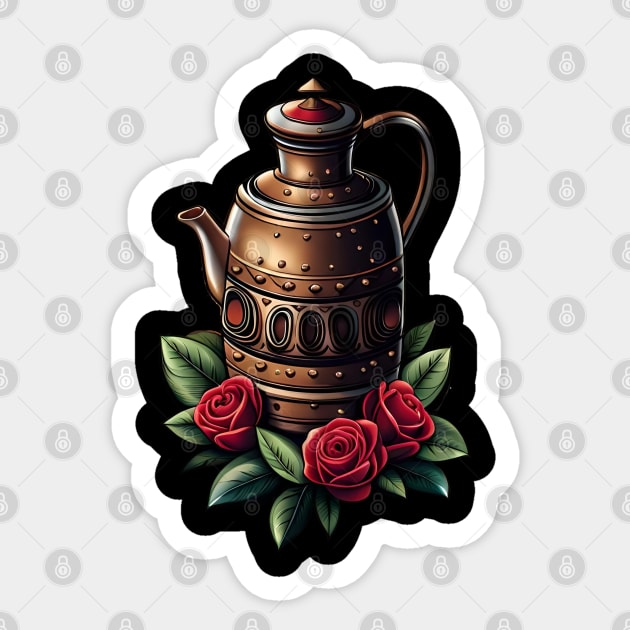 tea pod Sticker by Dandeliontattoo